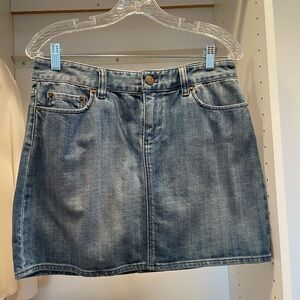 JCrew denim skirt size 6